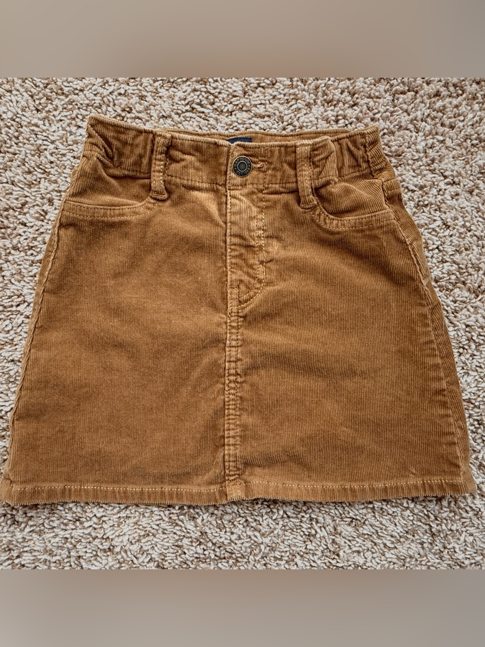 Gap Girls Brown Corduroy Skirt Size 6